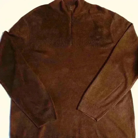 NWT! Weatherproof Vintage Soft Fabric Zip Sweater - Picture 4 of 5